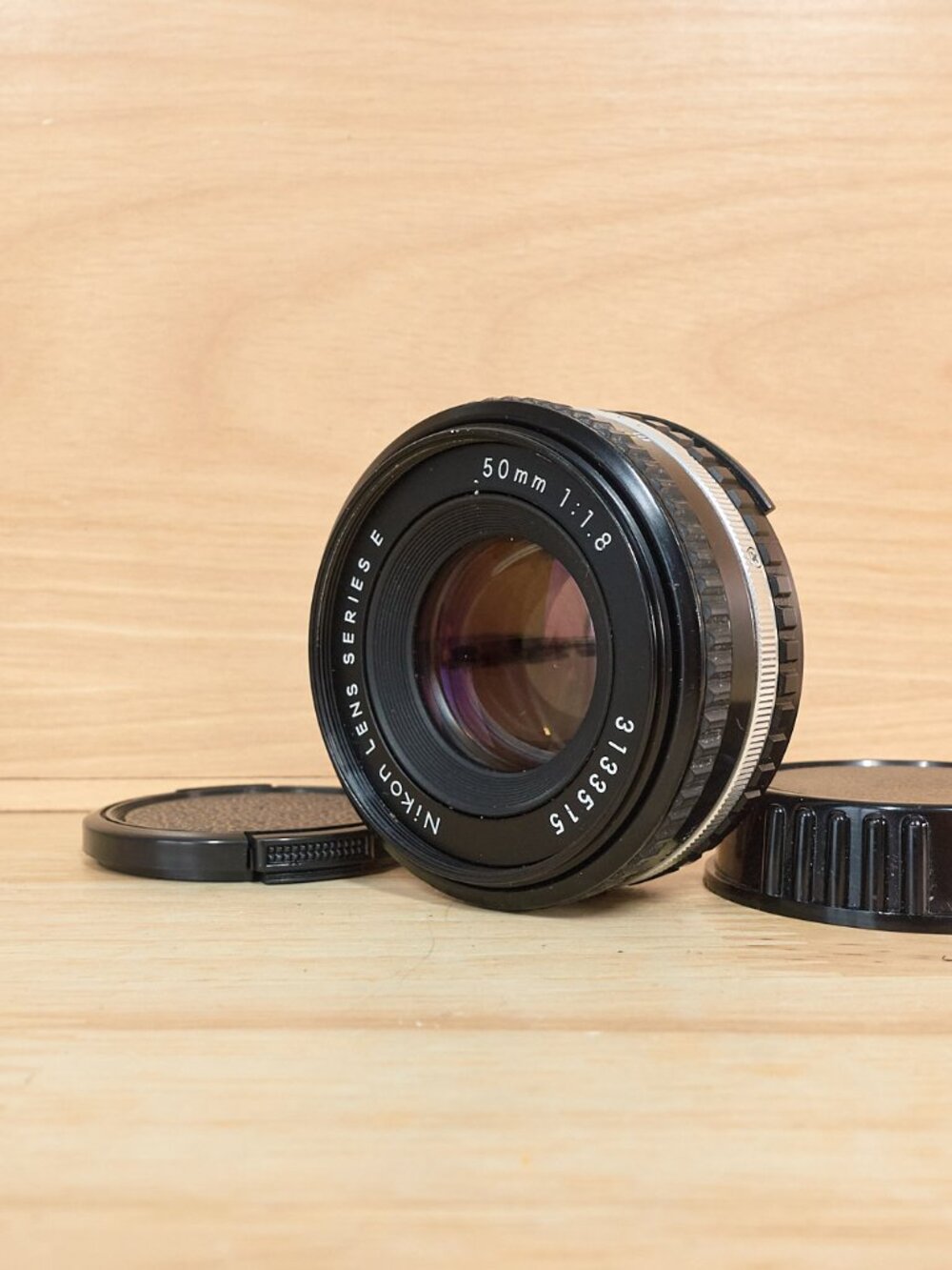 Nikon Series E 50mm f/1.8 AI-S Type Manual Focus Lens Type 2 Silver Ring Tested